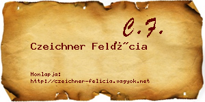 Czeichner Felícia névjegykártya